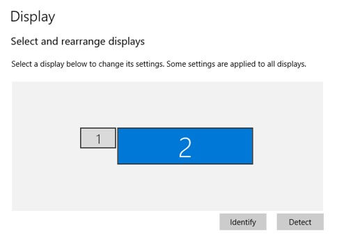 monitor anywhere display setting
