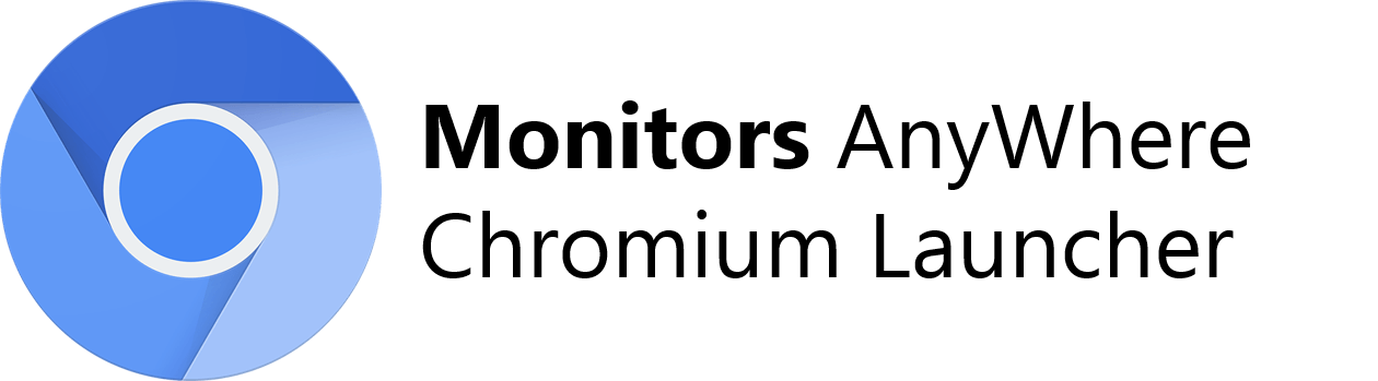 monitor anywhere chromium launcher
