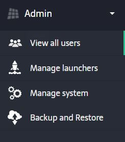 admin panel new icons