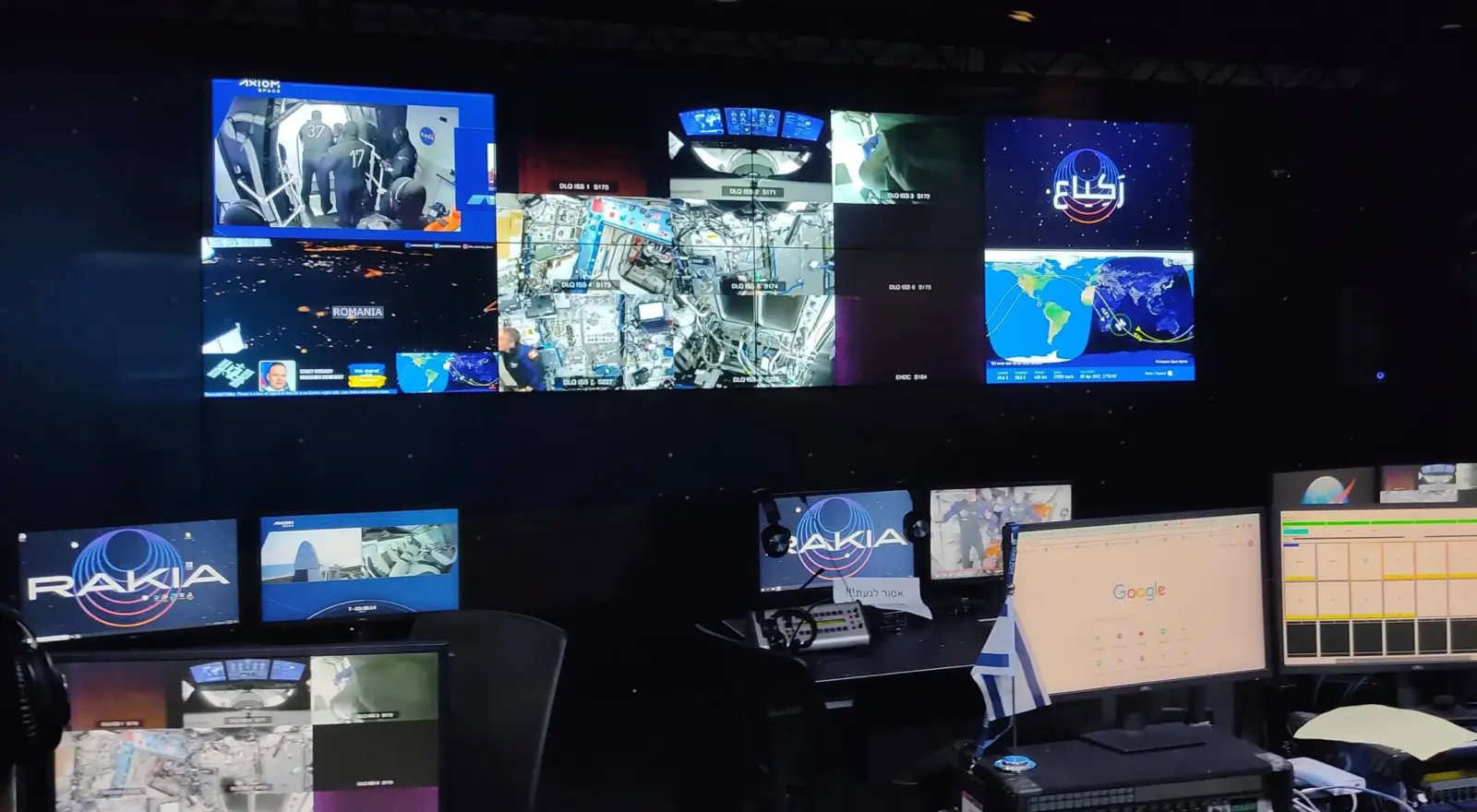 Command and Control in the Rakia Space Mission Operations Control Center - MonitorsAnywhere
