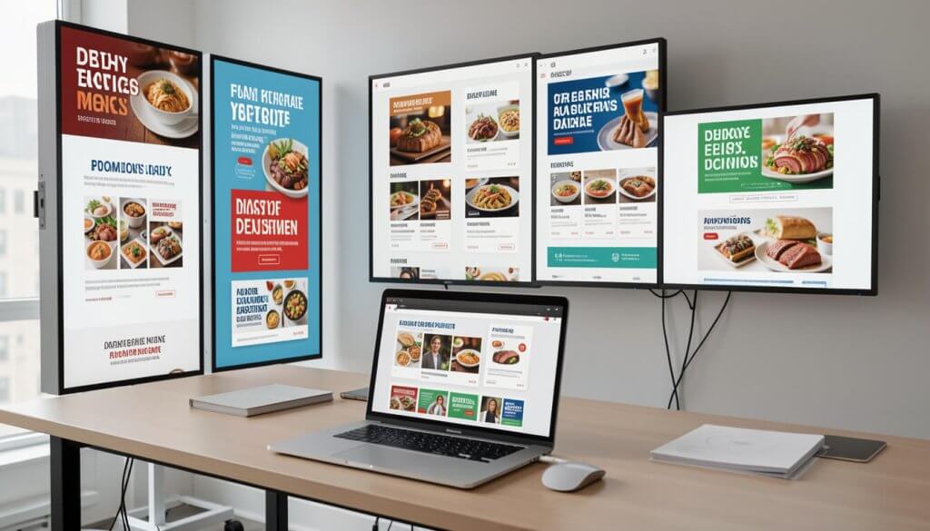 Multi-Screen Digital Signage Dashboard